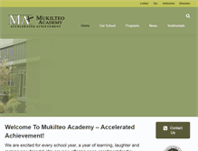 Tablet Screenshot of mukilteoacademy.com